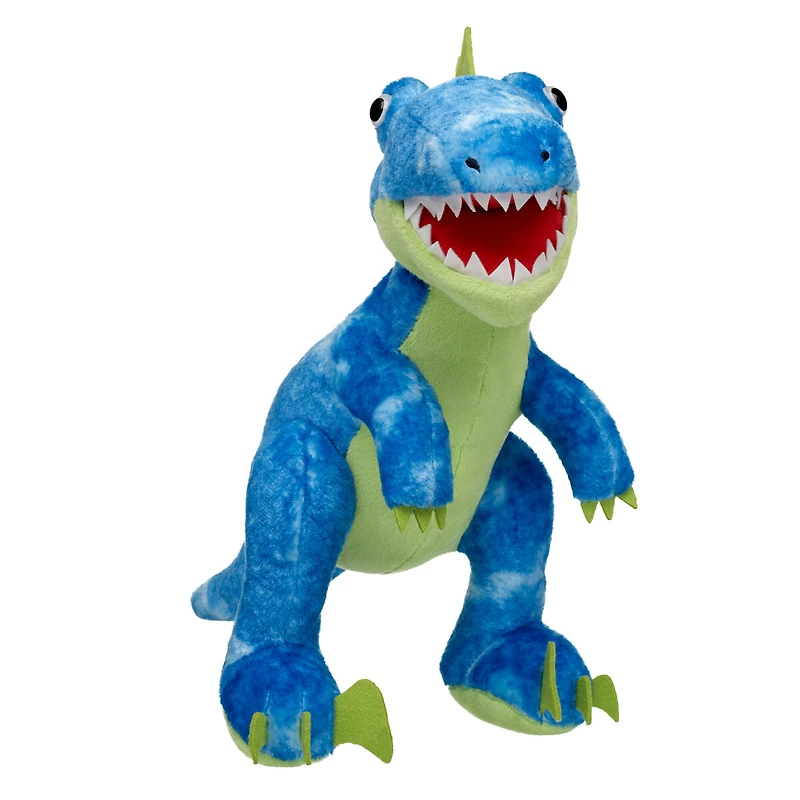 Blue and Green Raptor Stuffed Animal