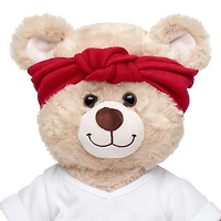 Red Knit Head Wrap