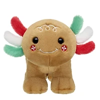 Gingerbread Axolotl Stuffed Animal