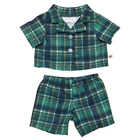Green Plaid PJ Set