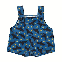 Blue Halloween Overalls
