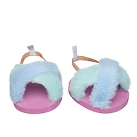 Fuzzy Pastel Slippers