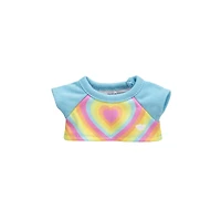 Build-A-Bear Mini Beans® Rainbow Heart T-Shirt