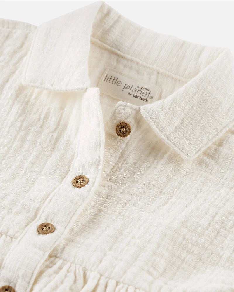 Baby Organic Cotton Gauze Dress