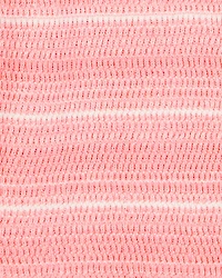 Kid Striped Sweater Knit Romper - Orange