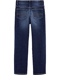 Kid Dark Wash Relaxed-Fit Classic Jeans