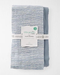 Baby 2-Pack Organic Cotton Muslin Swaddle Blankets