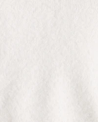 Baby Girl Brushed Sweater - White