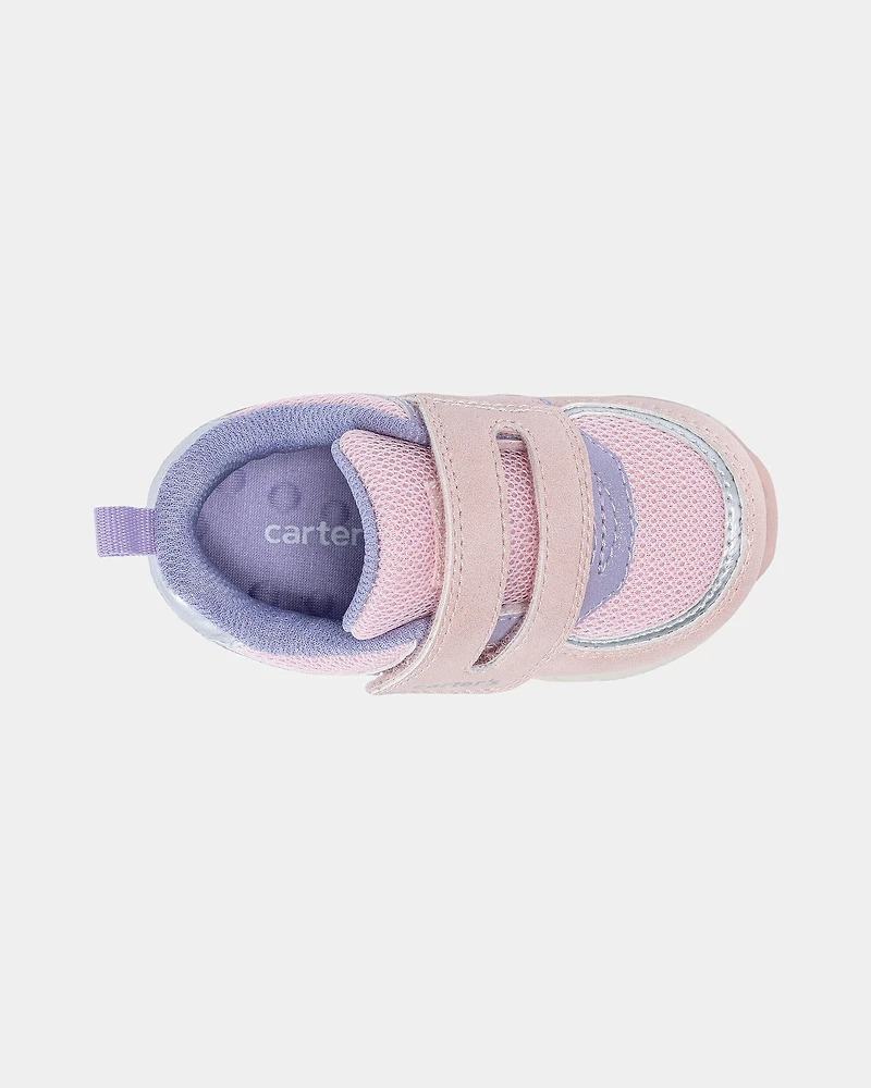 Baby Girl Every Step® First Walker Casual Shoes - Pink/Purple