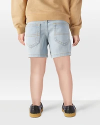 Toddler Pull-On Denim Shorts - Light Blue Wash