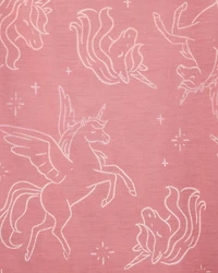Girls 2-Pack Unicorn Nightgowns - Pink