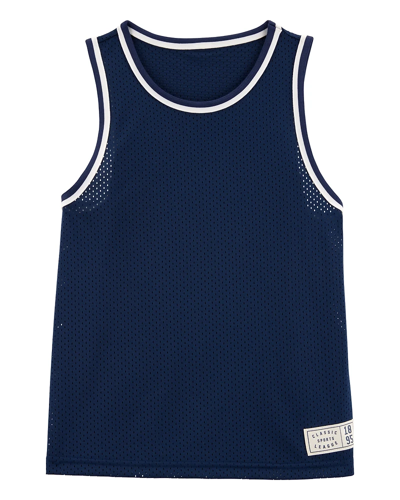 Kid Active Mesh Tank - Blue