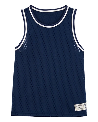 Kid Active Mesh Tank - Blue