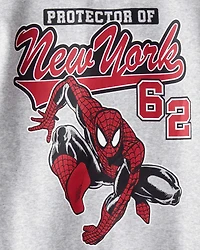 Boys ©Marvel Spider-Man Pullover Sweatshirt - Grey