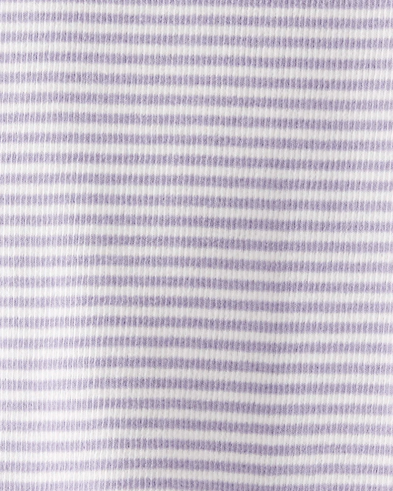 Baby Striped Organic Cotton Pajamas Set