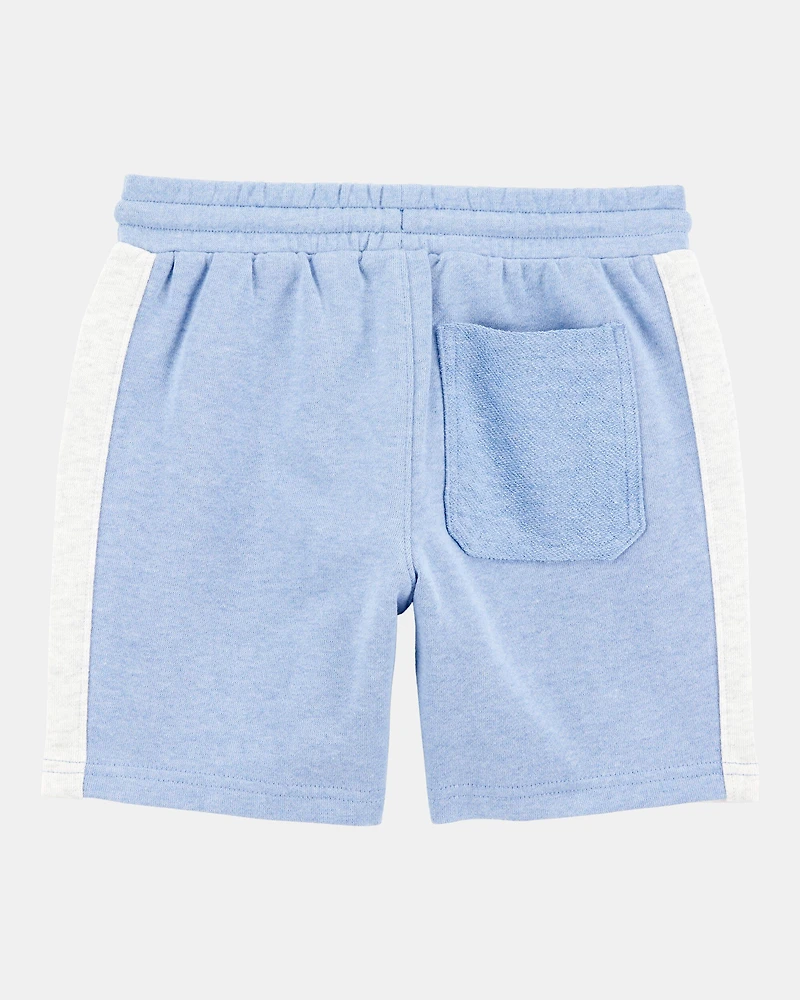 Kid Pull-On French Terry Shorts - Blue