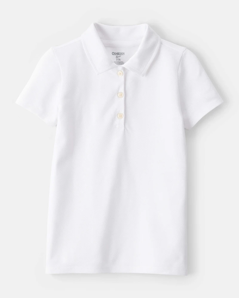 Kid -Pack Pique Uniform Polo Shirts