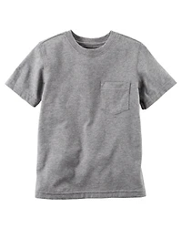 Toddler Solid Short-Sleeve Pocket Tee