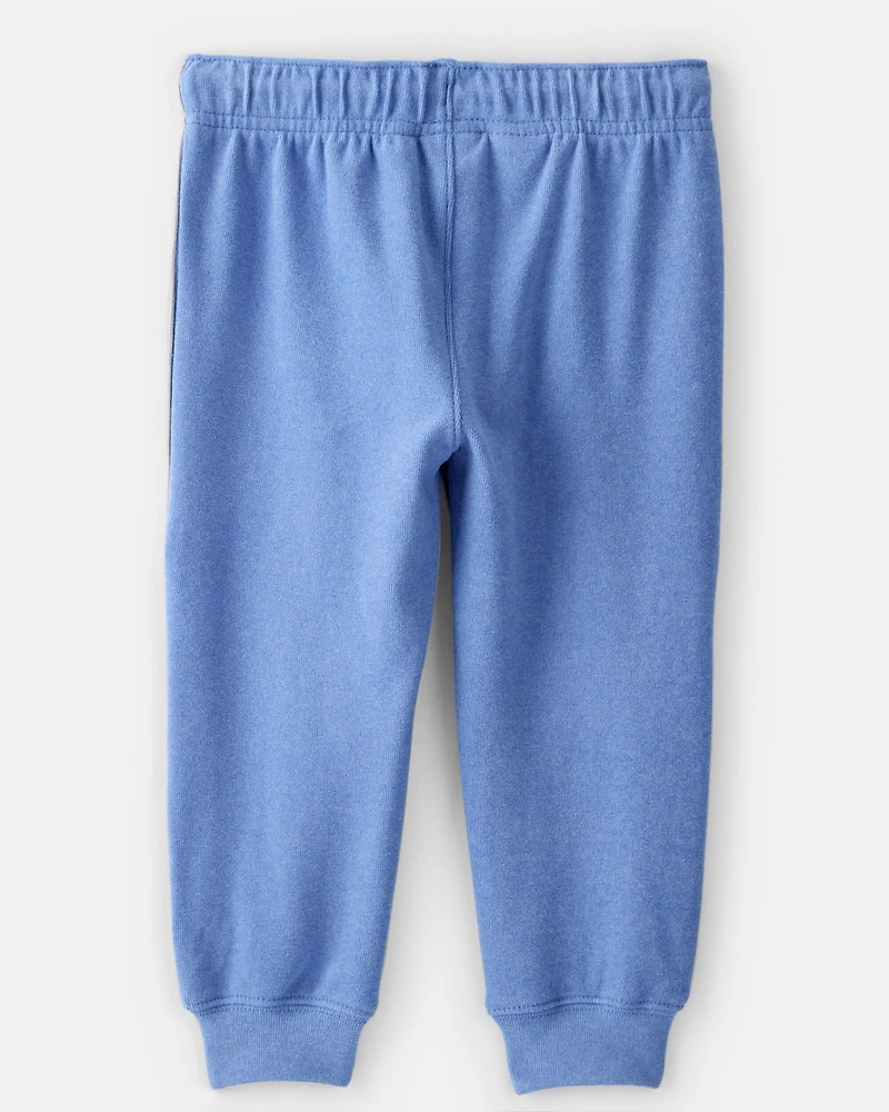 Toddler Boy Colorblock Joggers - Blue/Grey