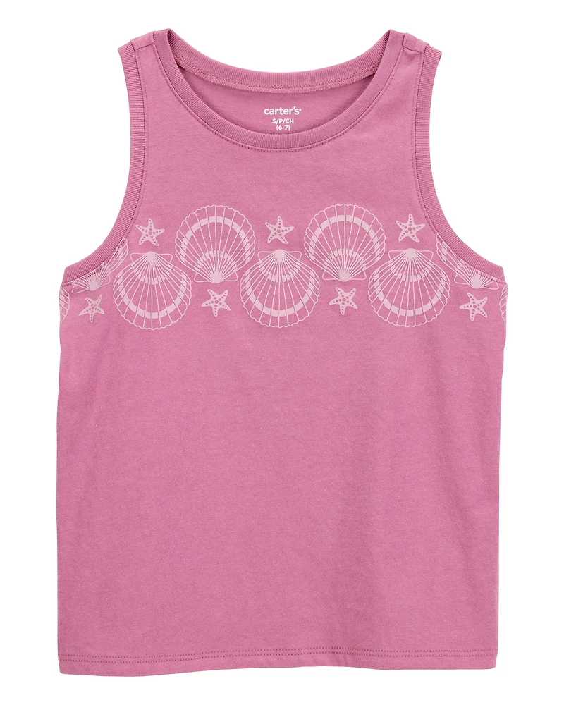 Kid Shell Vintage Muscle Tank - Purple