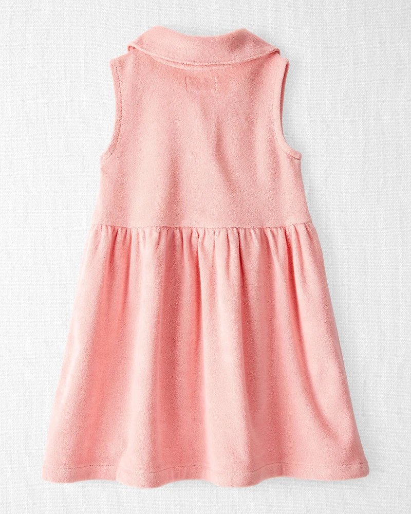 Toddler French Terry Dress Made with Organic Cotton