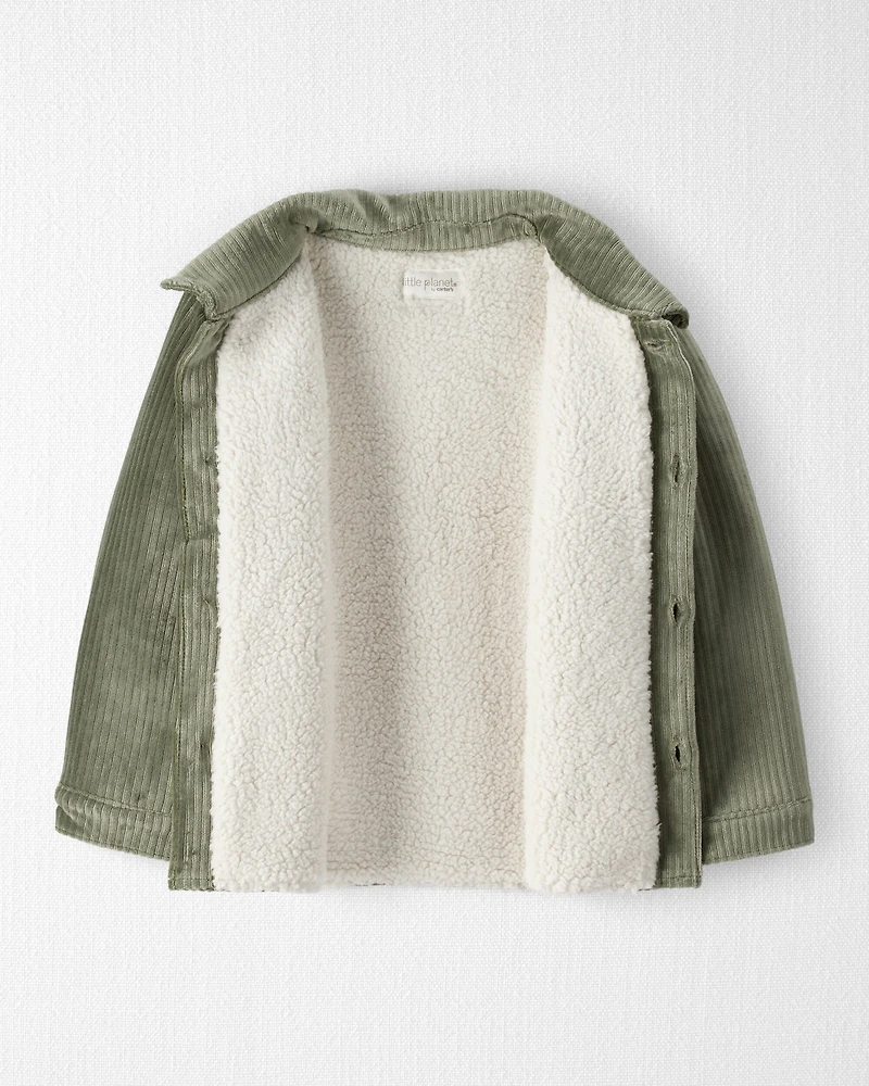 Toddler Boy Recycled Velvety Corduroy Jacket