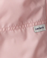 Toddler Girl Overall Snow Bibs - Pink
