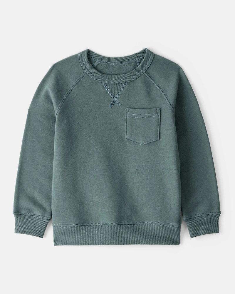 Toddler Boy 2-Piece DayDream Fleece Fleece Sweatshirt & Jogger Set - Green