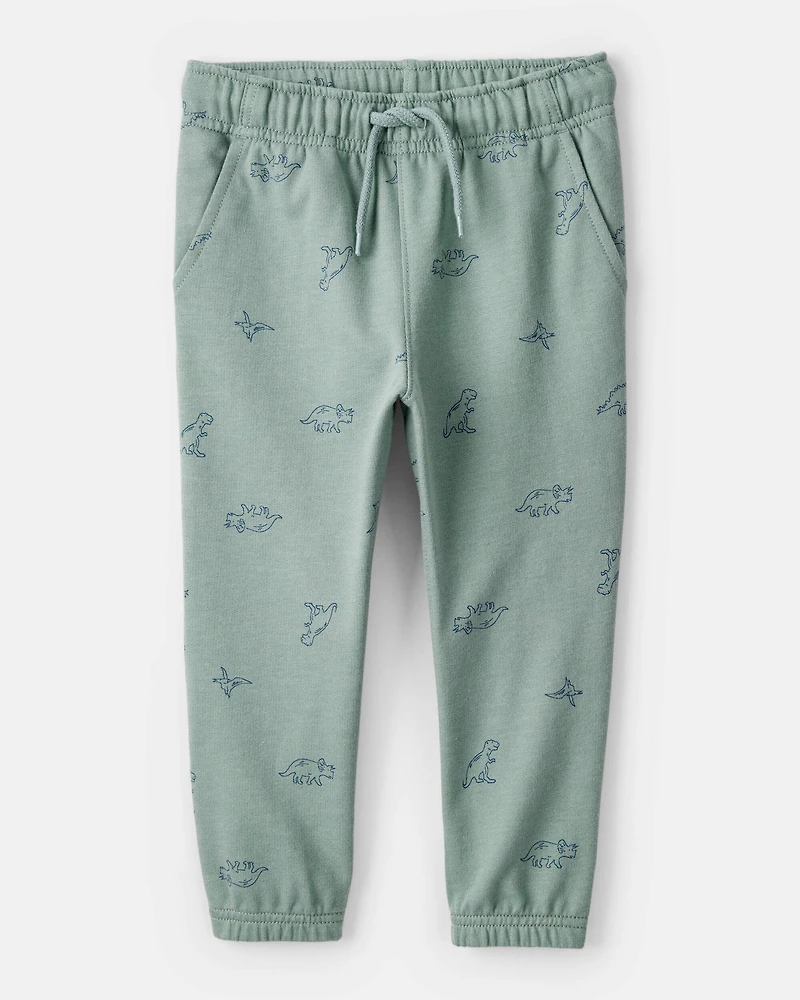 Toddler Boy Dinosaur Print Long-Sleeve Tee & Pant Set