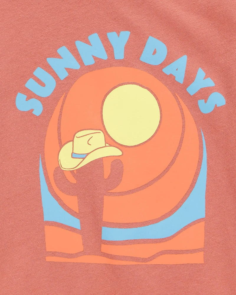Toddler Sunny Days Short-Sleeve Graphic Tee - Orange
