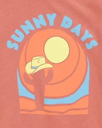 Toddler Sunny Days Short-Sleeve Graphic Tee - Orange