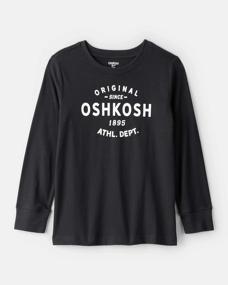 Boys Jersey OshKosh Logo Long-Sleeve Shirt
