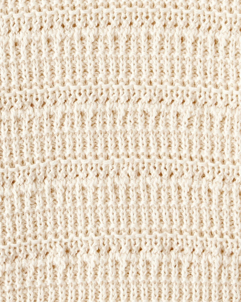 Baby Girl Long-Sleeve Sweater - Ivory