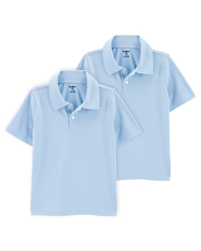 Kid -Pack Pique Uniform Polo Shirts