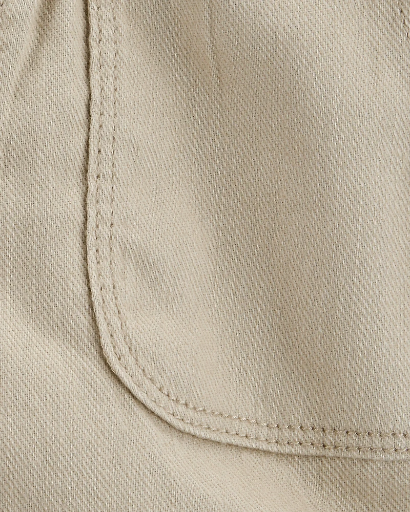 Baby 2-Piece Henley & Shorts Outfit Set