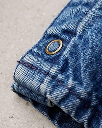 Baby 9M Vintage Dark Wash Denim Overalls from the OshKosh Archive Release
