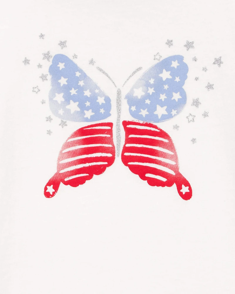 Girls Butterfly Graphic Tee