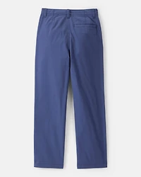 Boys Flat Front Fashion Pants