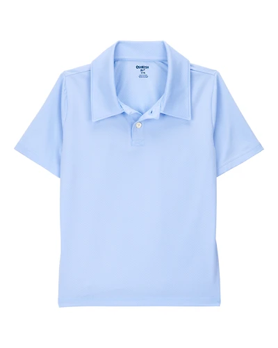 Kid Active Uniform Polo Shirt in Moisture Wicking BeCool™ Fabric - Blue