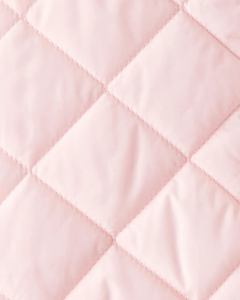 Toddler Girl 3-Piece Long-Sleeve Vest Set - Pink