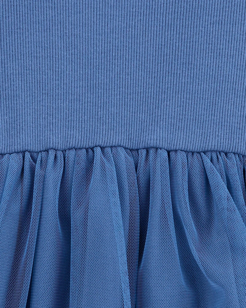 Toddler Solid Short-Sleeve Dress