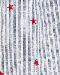 Toddler 2-Piece Striped Star Print Tank & Shorts Set - Blue