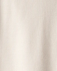 Boys Stripe Thermal Long-Sleeve Henley T-Shirt - Cream