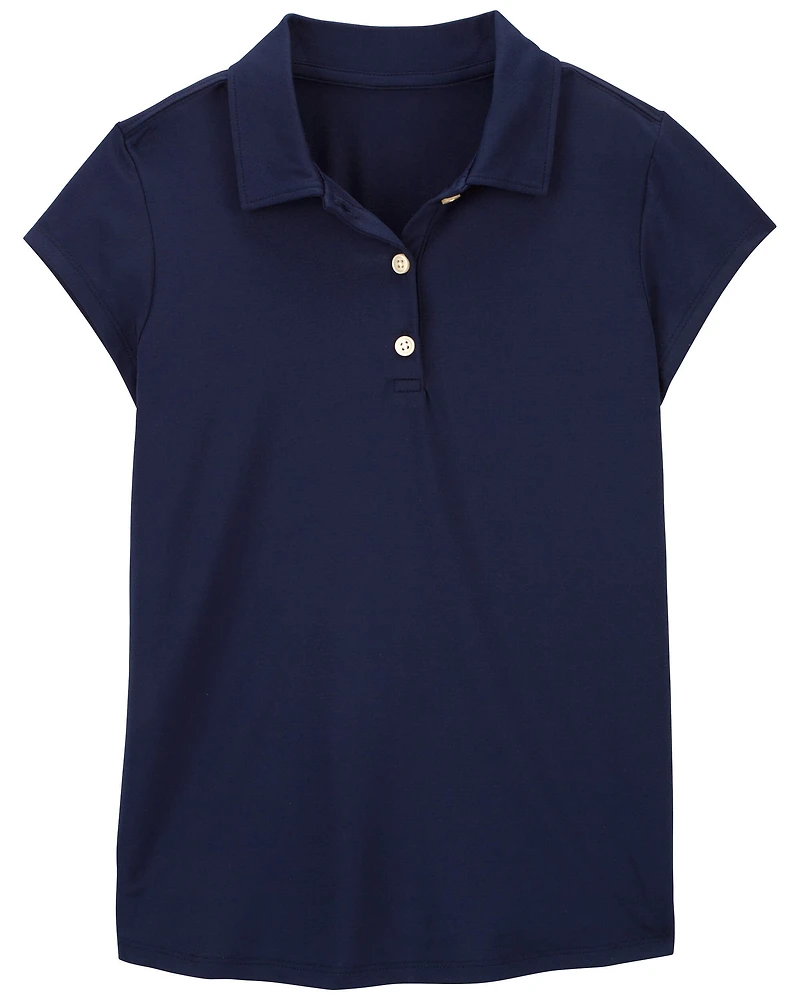 Kid -Pack Uniform Polos in Active Mesh