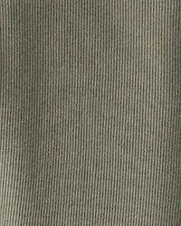 Girls Solid Cotton Ribbed Stretch Leggings - Green