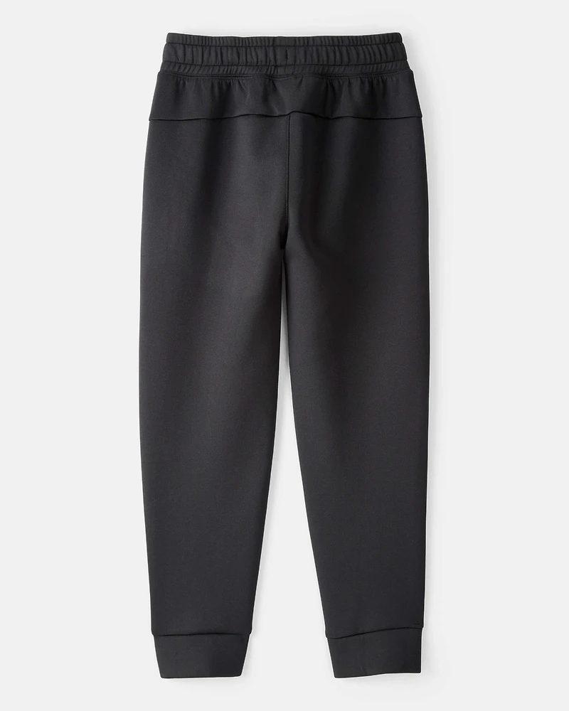 Boys 2-Piece Zip-Up Jacket & Joggers Set - Black