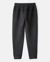 Boys 2-Piece Zip-Up Jacket & Joggers Set - Black