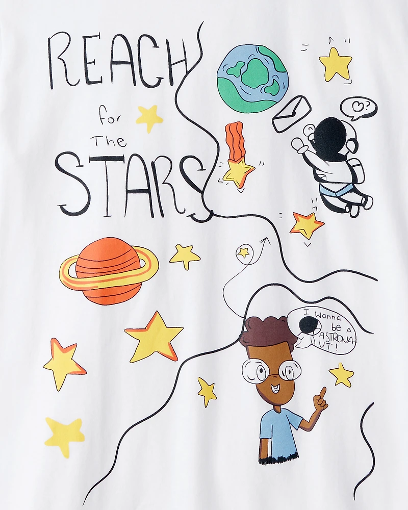 Adult Boys & Girls Clubs 'Reach for the Stars' Short-Sleeve Tee