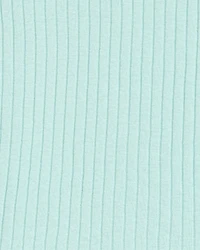 Kid Solid Ribbed Cotton Blend 2-Piece Pajamas