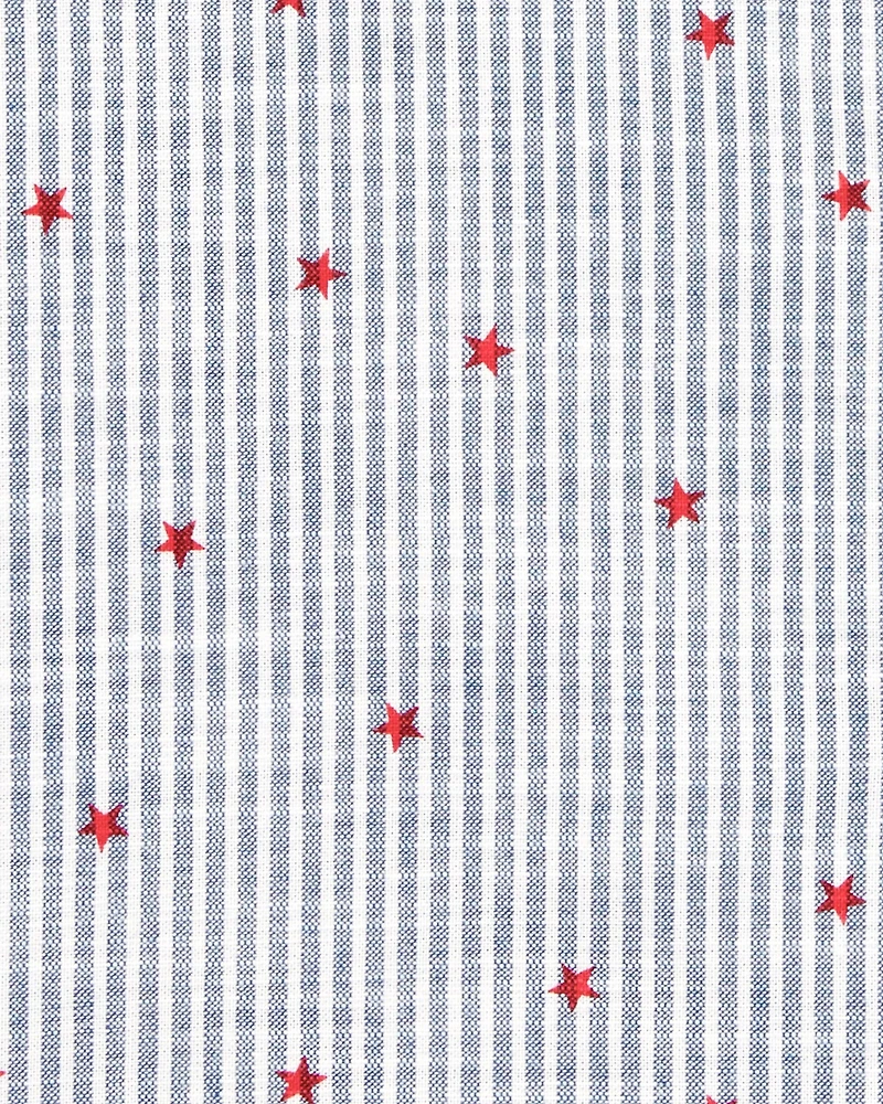 Kid Stars and Stripes Button-Down Shirt
